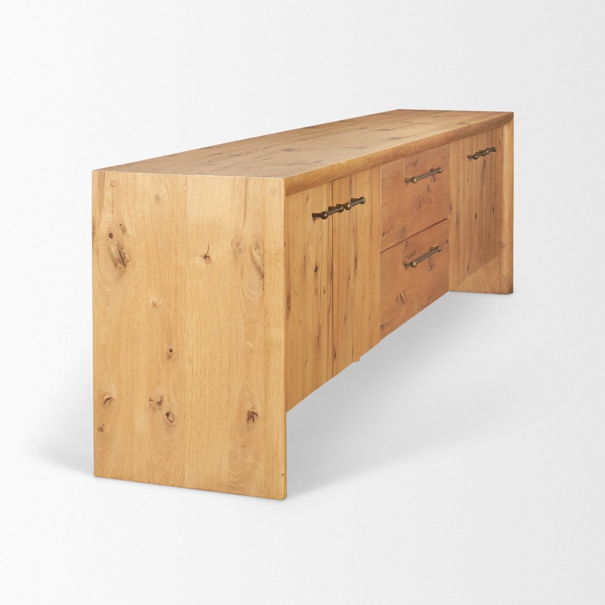 Mercana Belford Four Doors Wooden Media Console