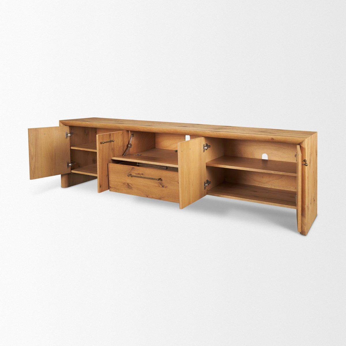 Mercana Belford Four Doors Wooden Media Console