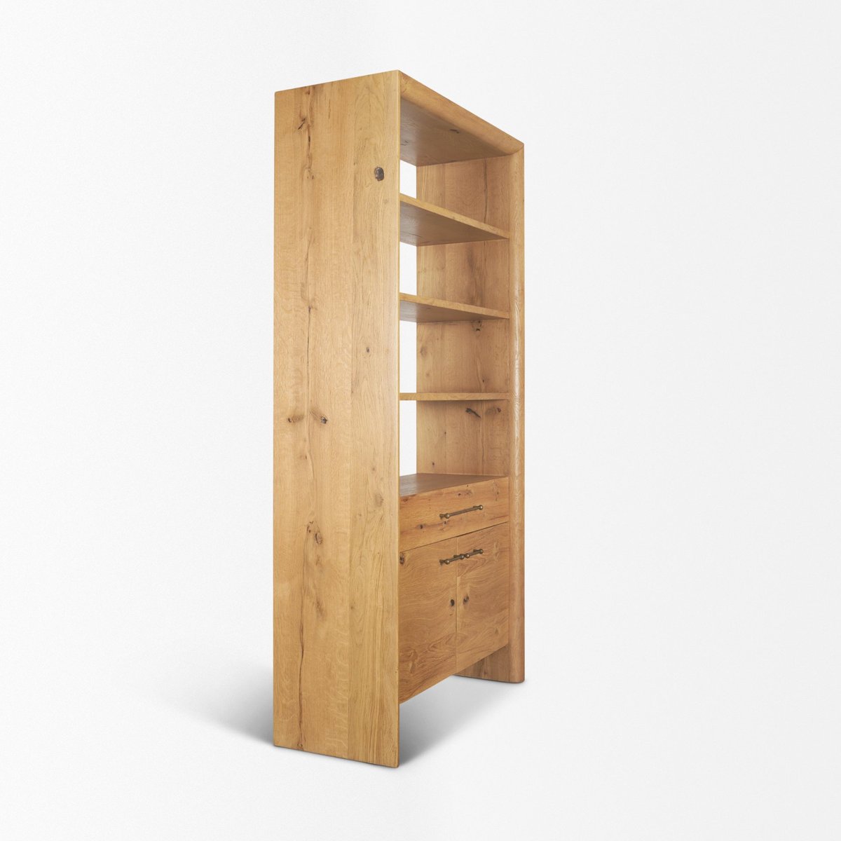 Mercana Belford Two Doors Wooden Shelving Unit