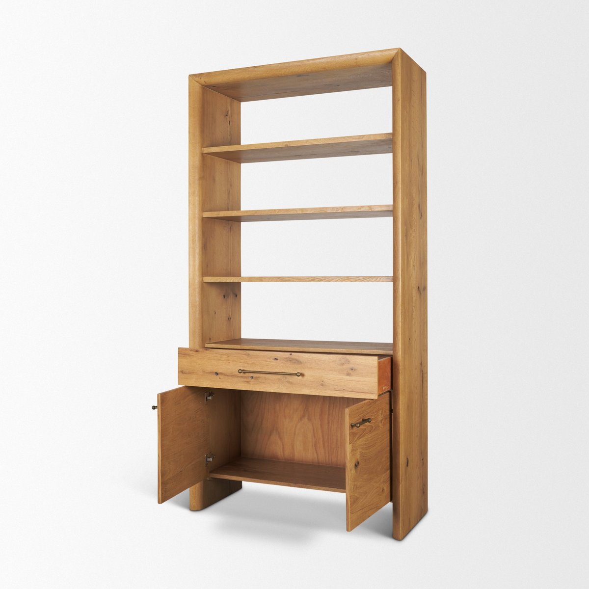 Mercana Belford Two Doors Wooden Shelving Unit
