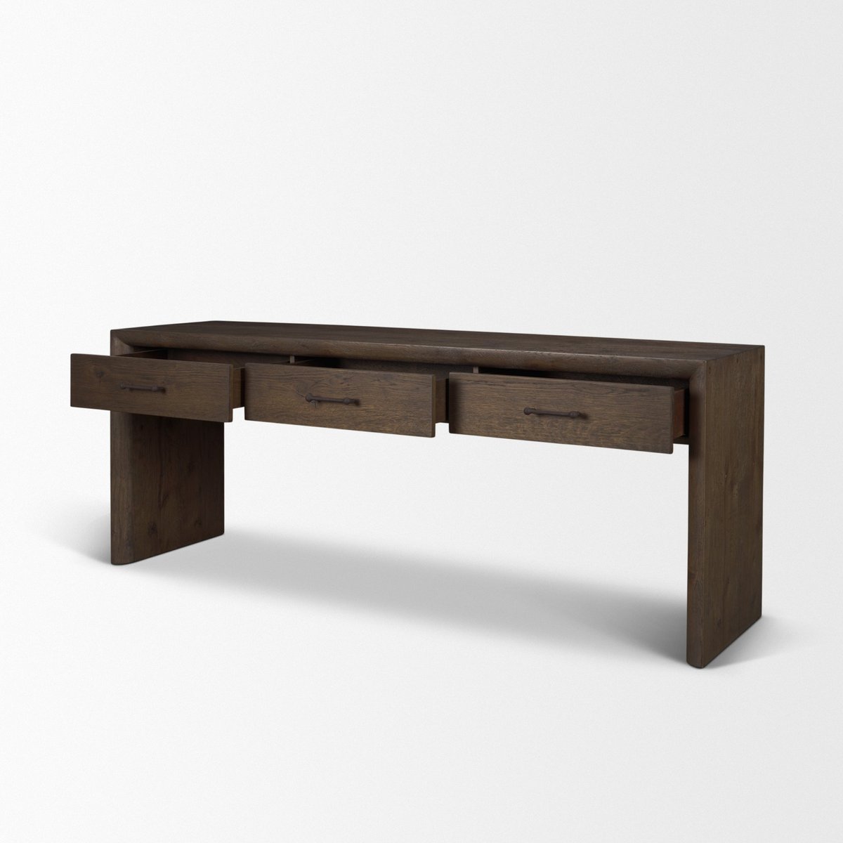 Mercana Belford Three Drawers Wooden Console Table