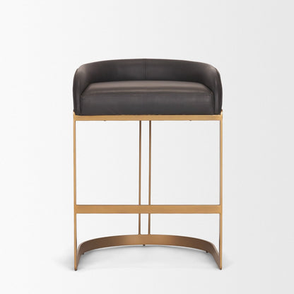 Mercana Hollyfield Leather Seat Counter Stool
