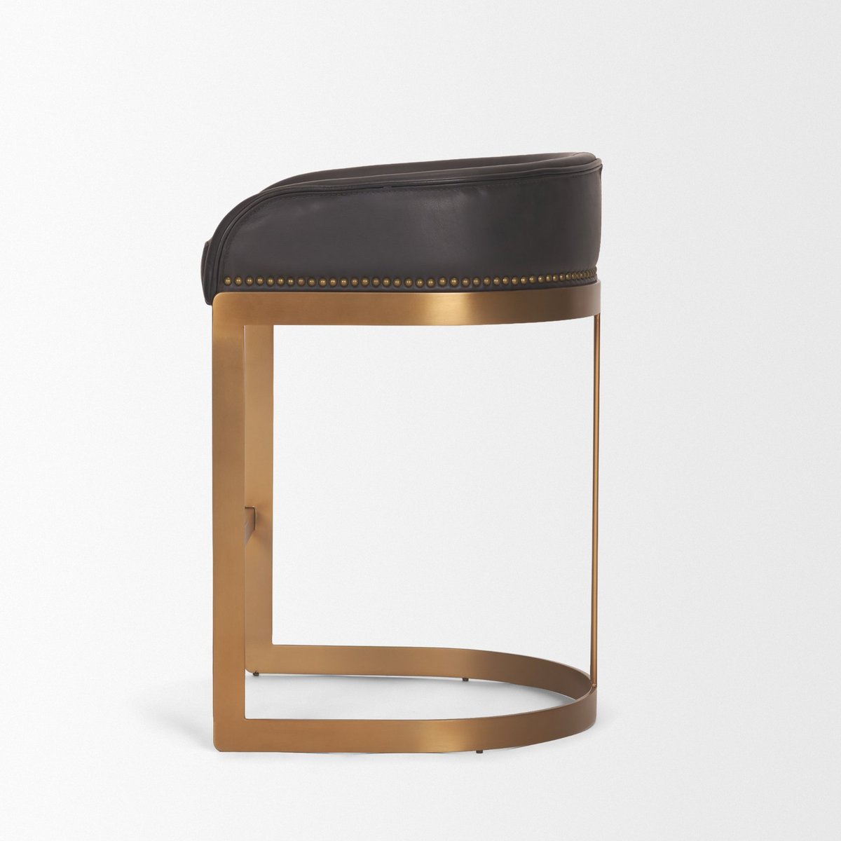 Mercana Hollyfield Leather Seat Counter Stool