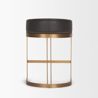 Mercana Hollyfield Leather Seat Counter Stool