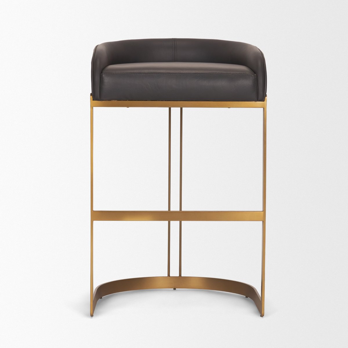 Mercana Hollyfield Leather Seat Barstool