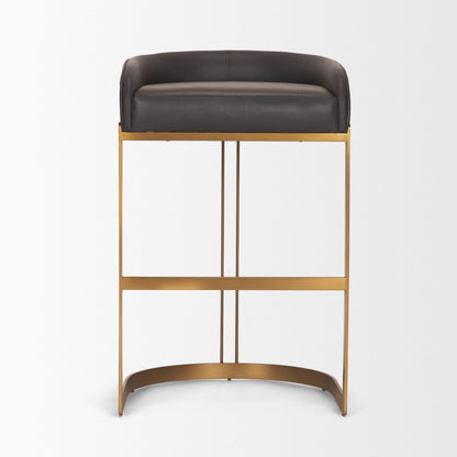 Mercana Hollyfield Leather Seat Barstool