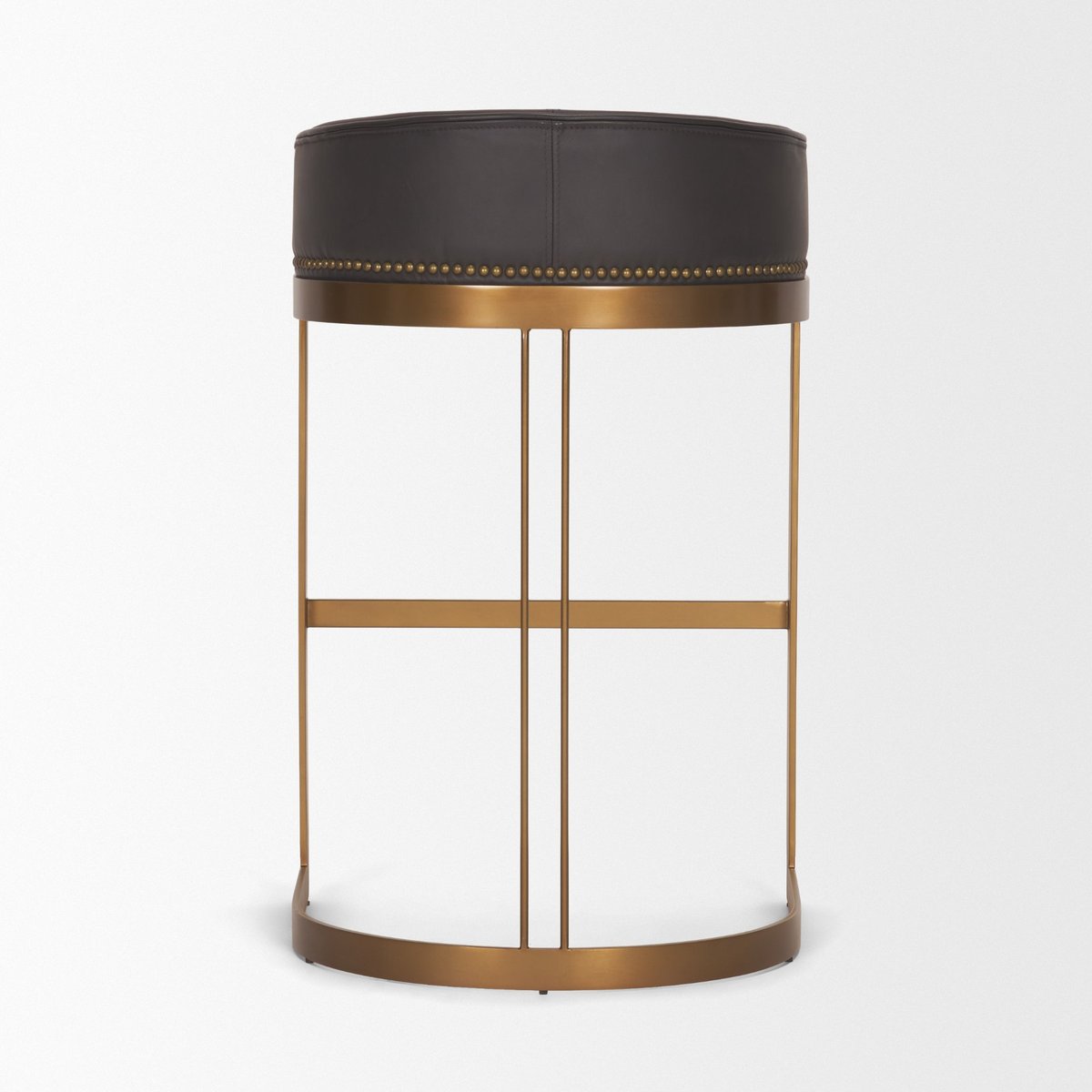 Mercana Hollyfield Leather Seat Barstool