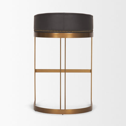 Mercana Hollyfield Leather Seat Barstool