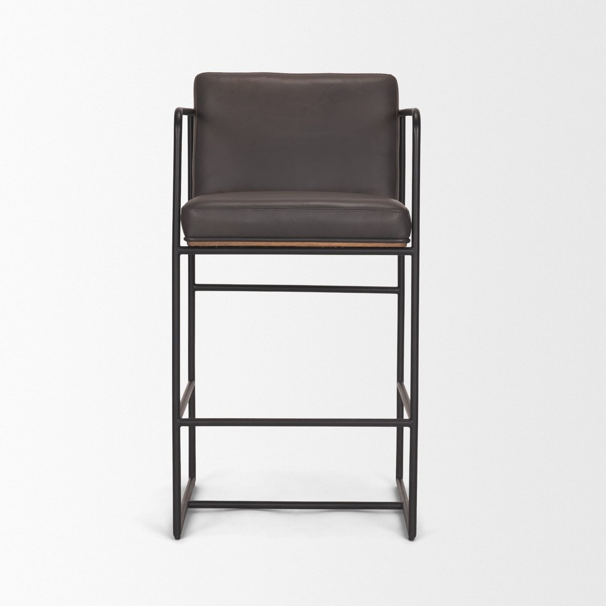 Mercana Stamford Leather Seat Counter Stool 2PC