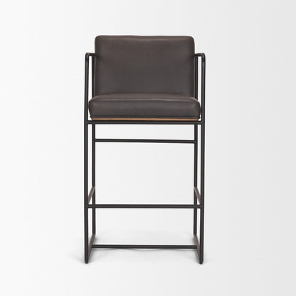Mercana Stamford Leather Seat Counter Stool 2PC