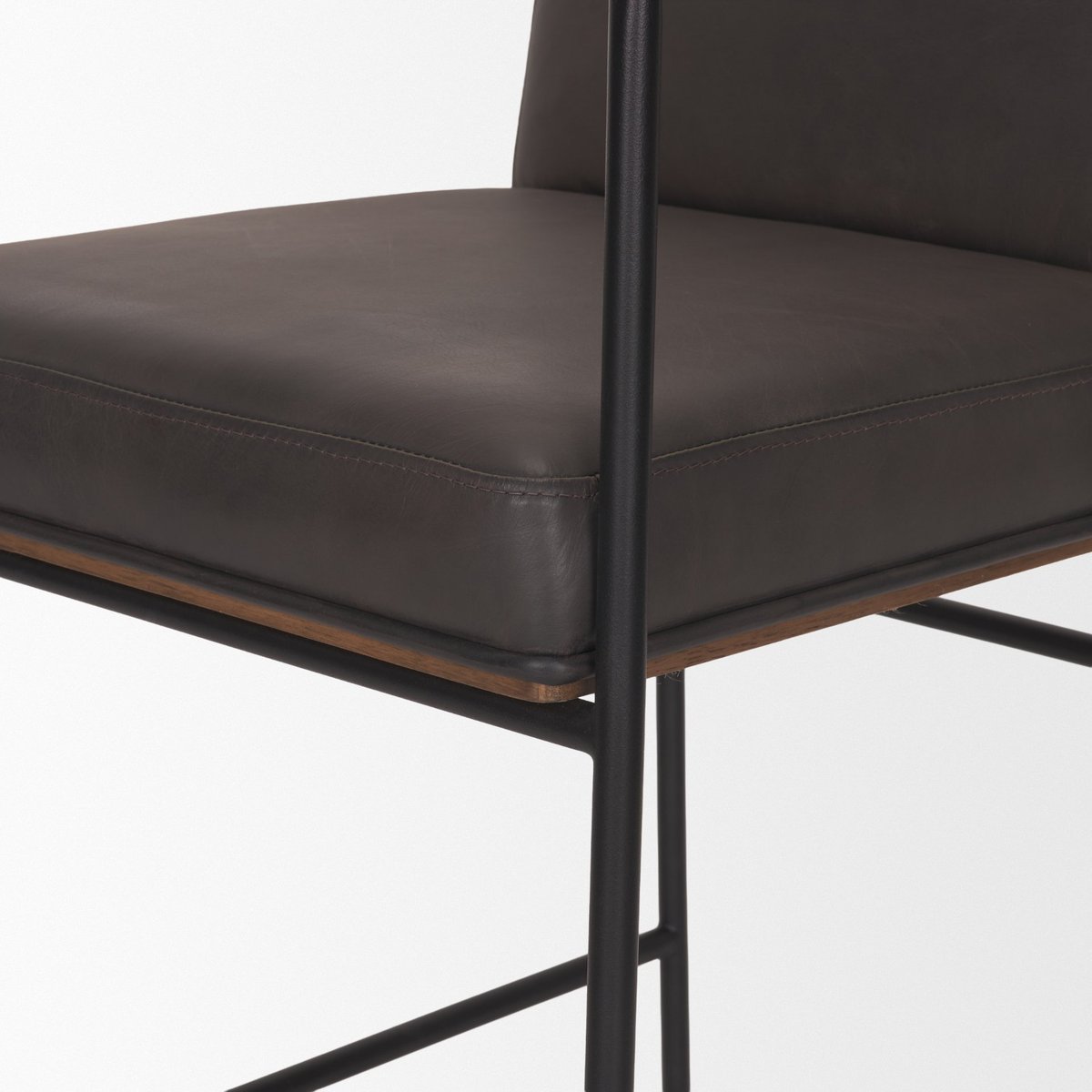 Mercana Stamford Leather Seat Counter Stool 2PC