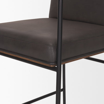 Mercana Stamford Leather Seat Counter Stool 2PC