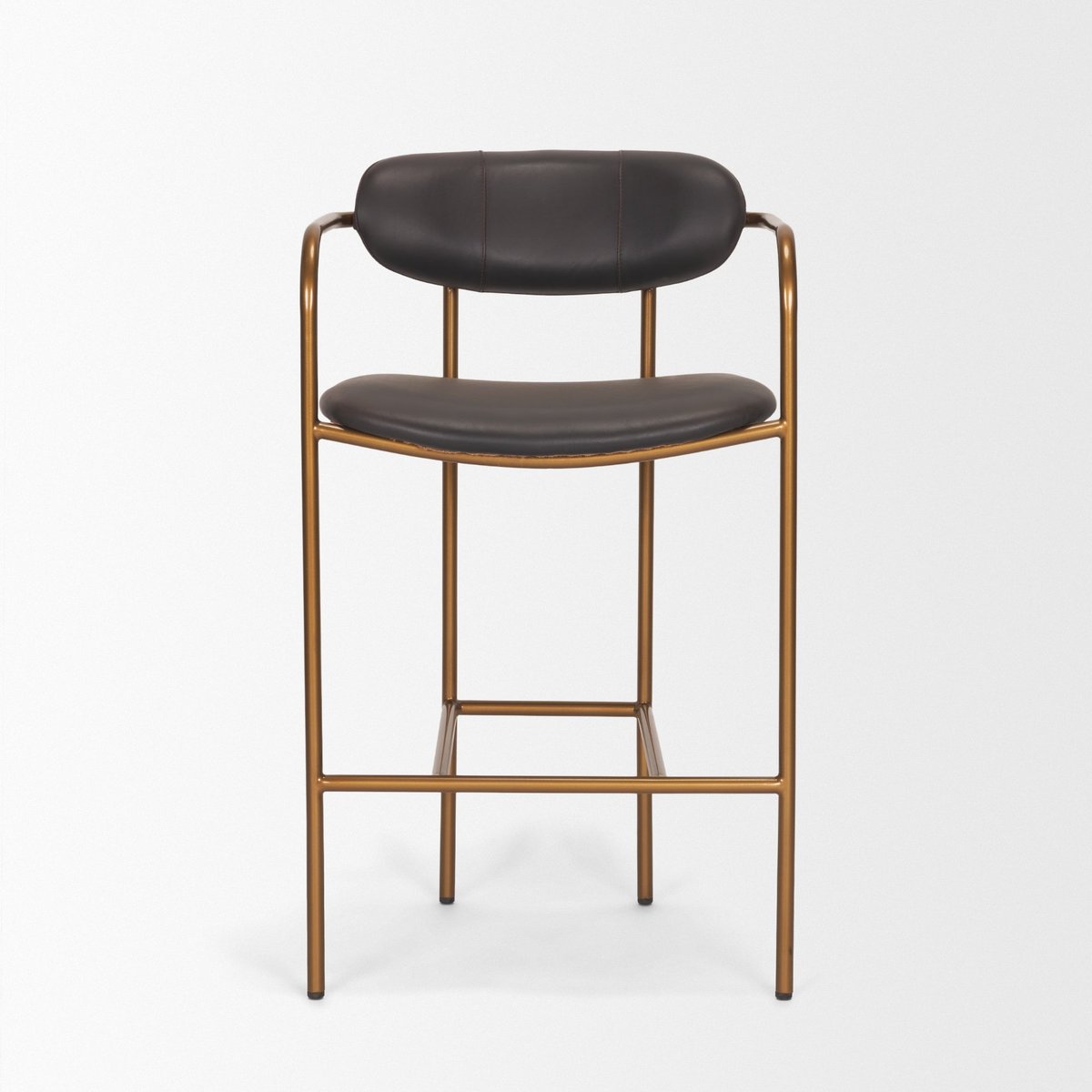 Mercana Parker Leather Seat Counter Stool 2PC