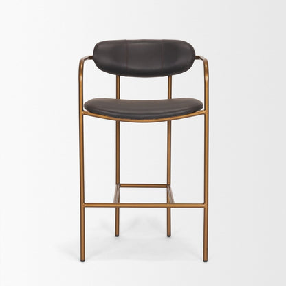 Mercana Parker Leather Seat Counter Stool 2PC