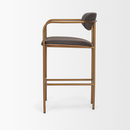 Mercana Parker Leather Seat Counter Stool 2PC