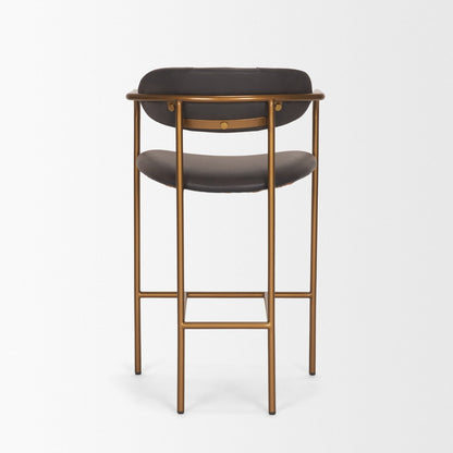 Mercana Parker Leather Seat Counter Stool 2PC