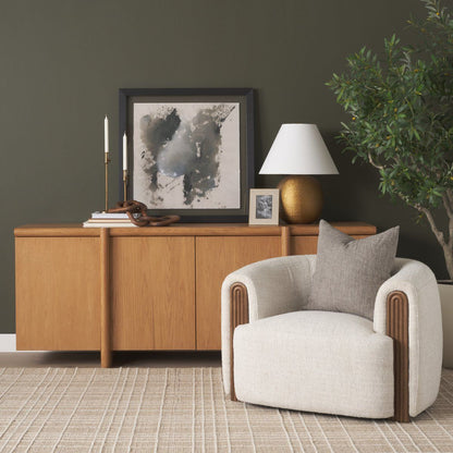 Mercana Rowan Four Doors Wood Sideboard