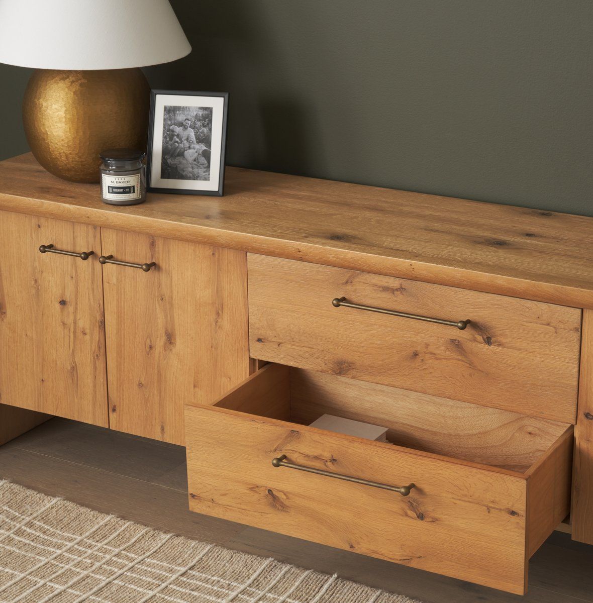 Mercana Belford Four Doors Wooden Media Console