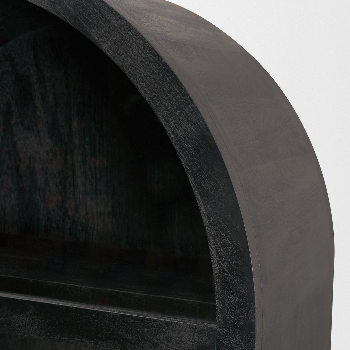 Mercana Suri Glass Doors Arched Bookcase