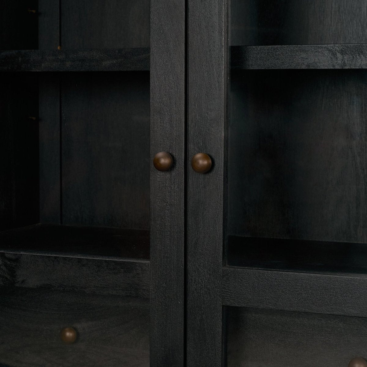 Mercana Suri Glass Doors Arched Bookcase