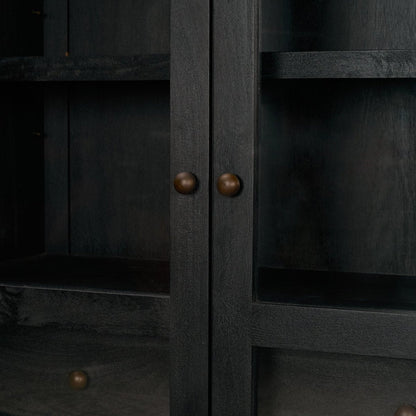 Mercana Suri Glass Doors Arched Bookcase
