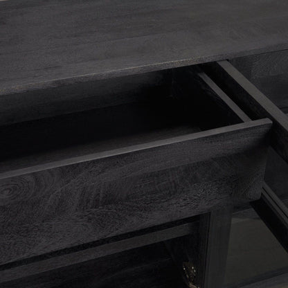 Mercana Suri Three Drawers Wood Sideboard