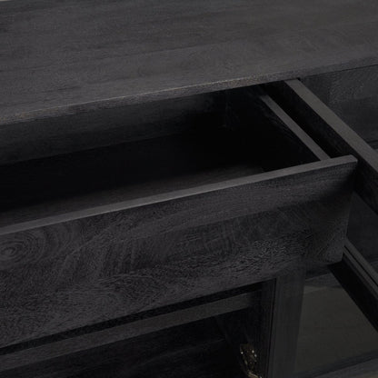 Mercana Suri Three Drawers Wood Sideboard