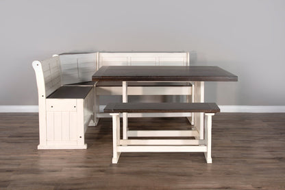 Carriage House Wooden Breakfast Nook Set 4PC