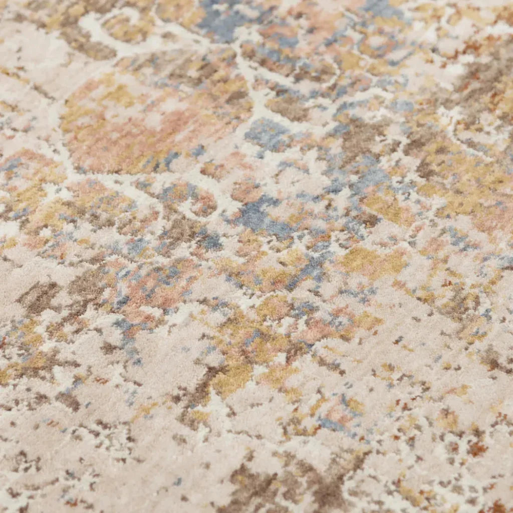 Cama Abstract Beige/ Multi Large Area Rugs - LOOMLAN - LOOMLAN - Area Rugs