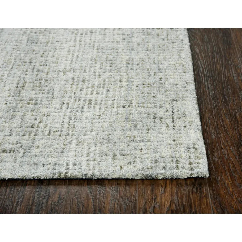 Doen Tweed Light Gray Large Area Rugs For Living Room -- gray