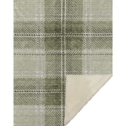 Spiral Whispers Aloe Washable Indoor-Outdoor Rug