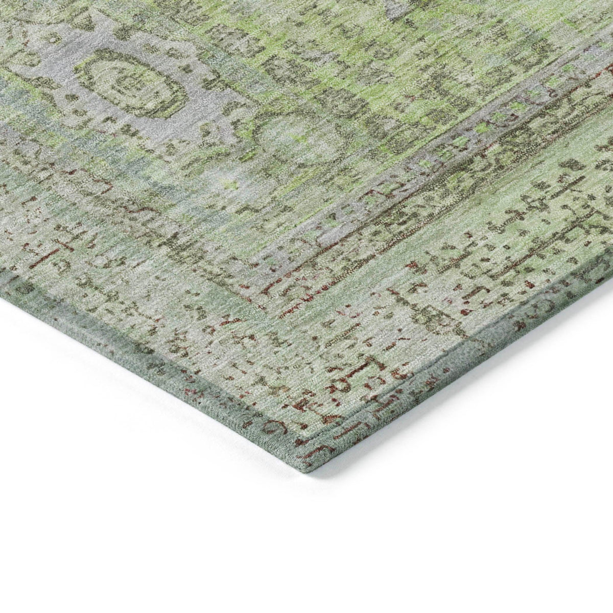 Irias Aloe Washable Indoor-Outdoor Rug