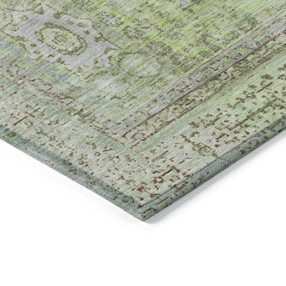 Irias Aloe Washable Indoor-Outdoor Rug