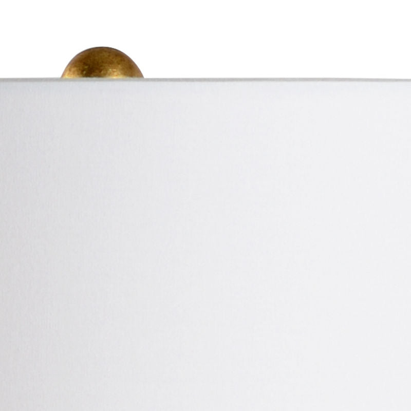 Chelsea House Leather Gold Accents Table Lamp
