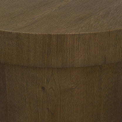 Lyonne 48" Oblong Medium Brown Oak Wood Coffee Table -- Medium Brown