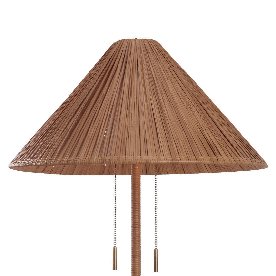Wildwood Avondale Handcrafted Rattan Floor Lamp
