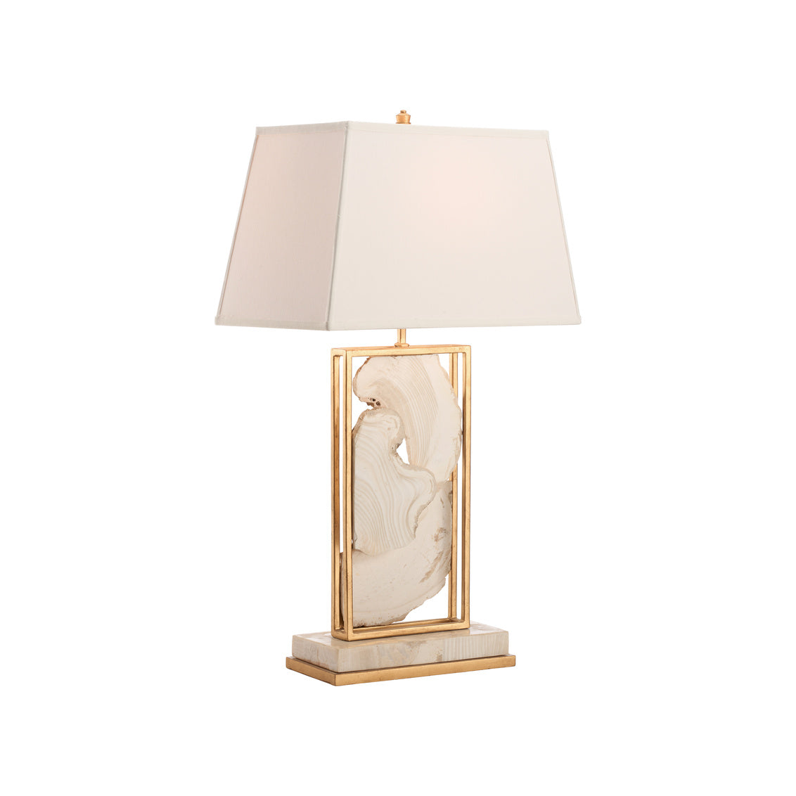 Chelsea House Clam Shell White Table Lamp