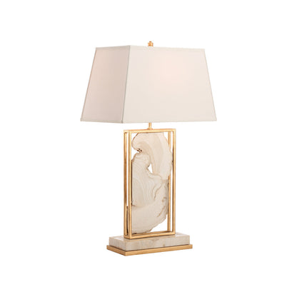 Chelsea House Clam Shell White Table Lamp