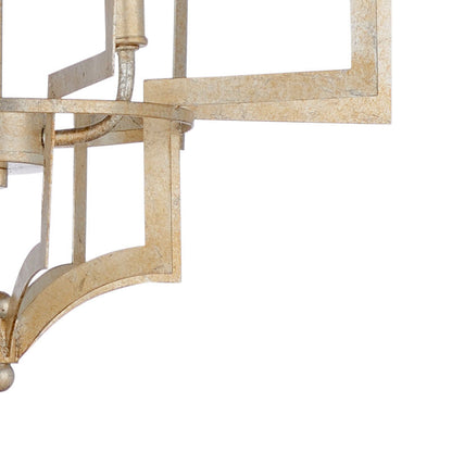 Dover Silver Adjustable Modern Chandelier