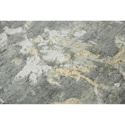 Beau Floral Gray Large Area Rugs For Living Room - LOOMLAN - LOOMLAN - Area Rugs