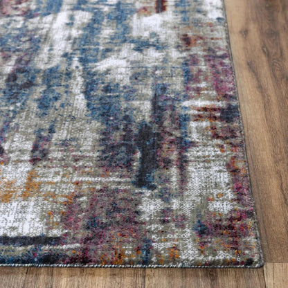 Diel Abstract Orange Large Area Rugs For Living Room -- view 3