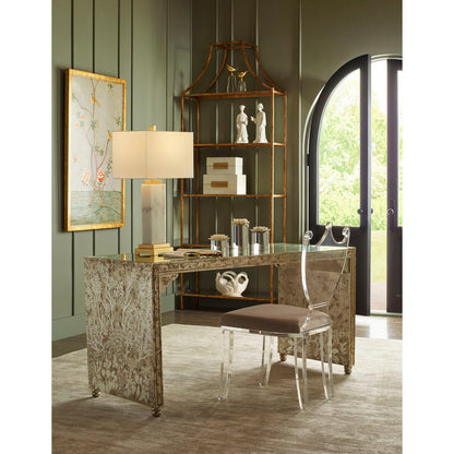 Chelsea House Kennedy Rectangular Modern Marble Table Lamp