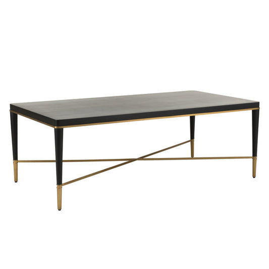 Chelsea House Hamlet Wooden Black Cocktail Table