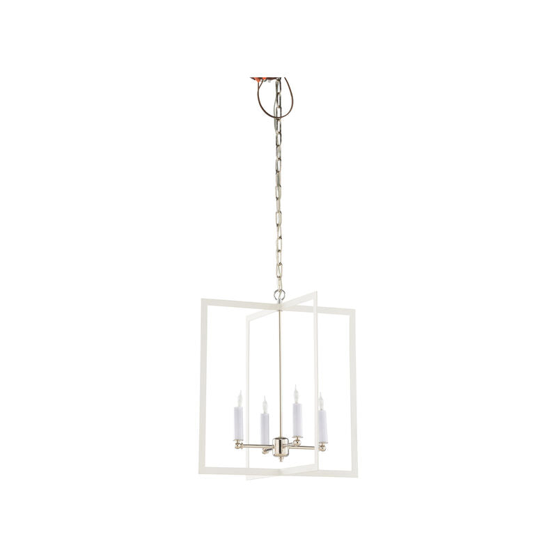 Wildwood Bayberry Hanging Clean White Finish Chandelier