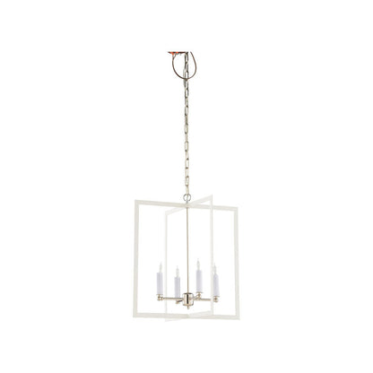 Wildwood Bayberry Hanging Clean White Finish Chandelier
