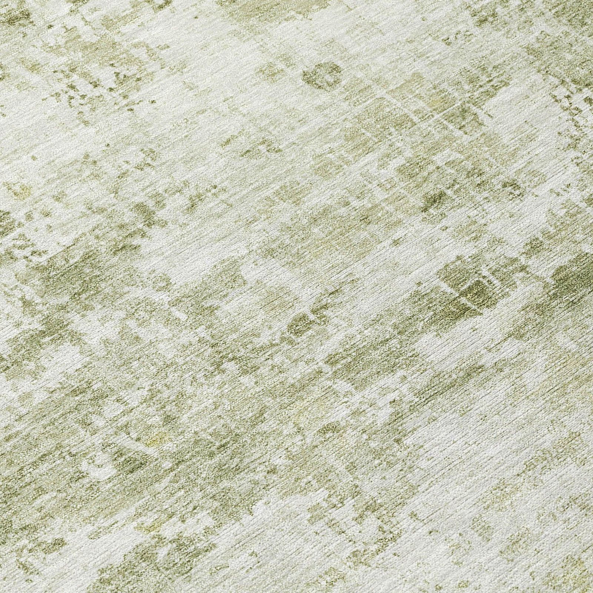 Kaelira Green Washable Indoor-Outdoor Rug