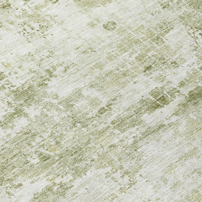 Kaelira Green Washable Indoor-Outdoor Rug