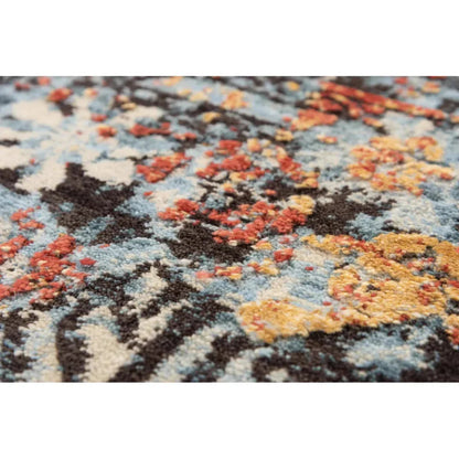 Alli Abstract Blue Large Area Rugs For Living Room - LOOMLAN - LOOMLAN - Area Rugs