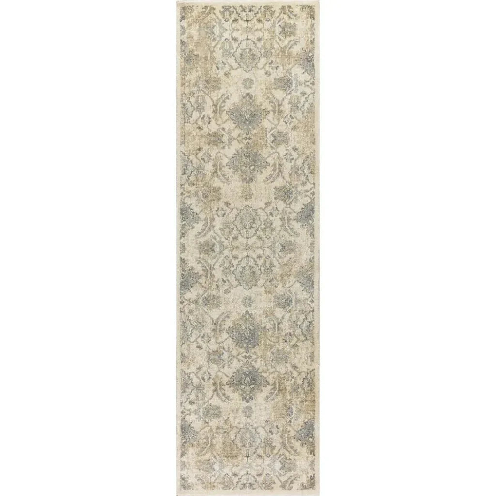 Crwt Floral Light Beige Large Area Rugs For Living Room - LOOMLAN - LOOMLAN - Area Rugs