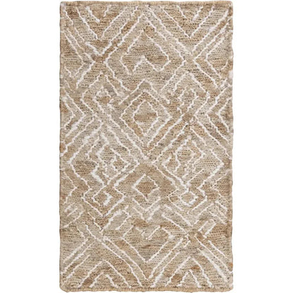 Aric Beige Jute Rug For Living Room